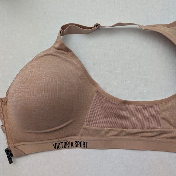 Victoria's Secret Incredible Front Closure High Impact Sports Bra Tan/Beige 34C - Picture 7 of 8